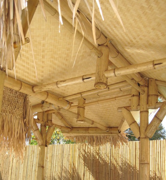 Bambus Flechtmatte 240x120 cm - Bambusmatte Furnier Matte Natur Holz Verkleidung