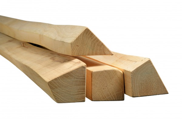 Gespaltener Holzpfosten Akazie - Holz Pfosten Staketenzaun Zaun Pfahl Rebstock